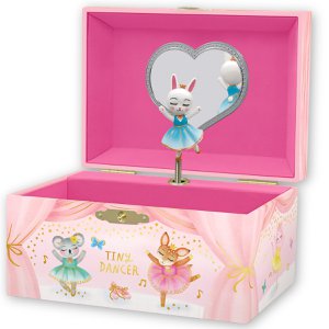 Music Box Jewelry - Animal Ballerina - Swan Lake