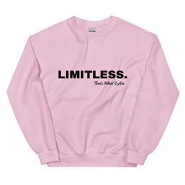 Ubegrænset unisex sweatshirt
