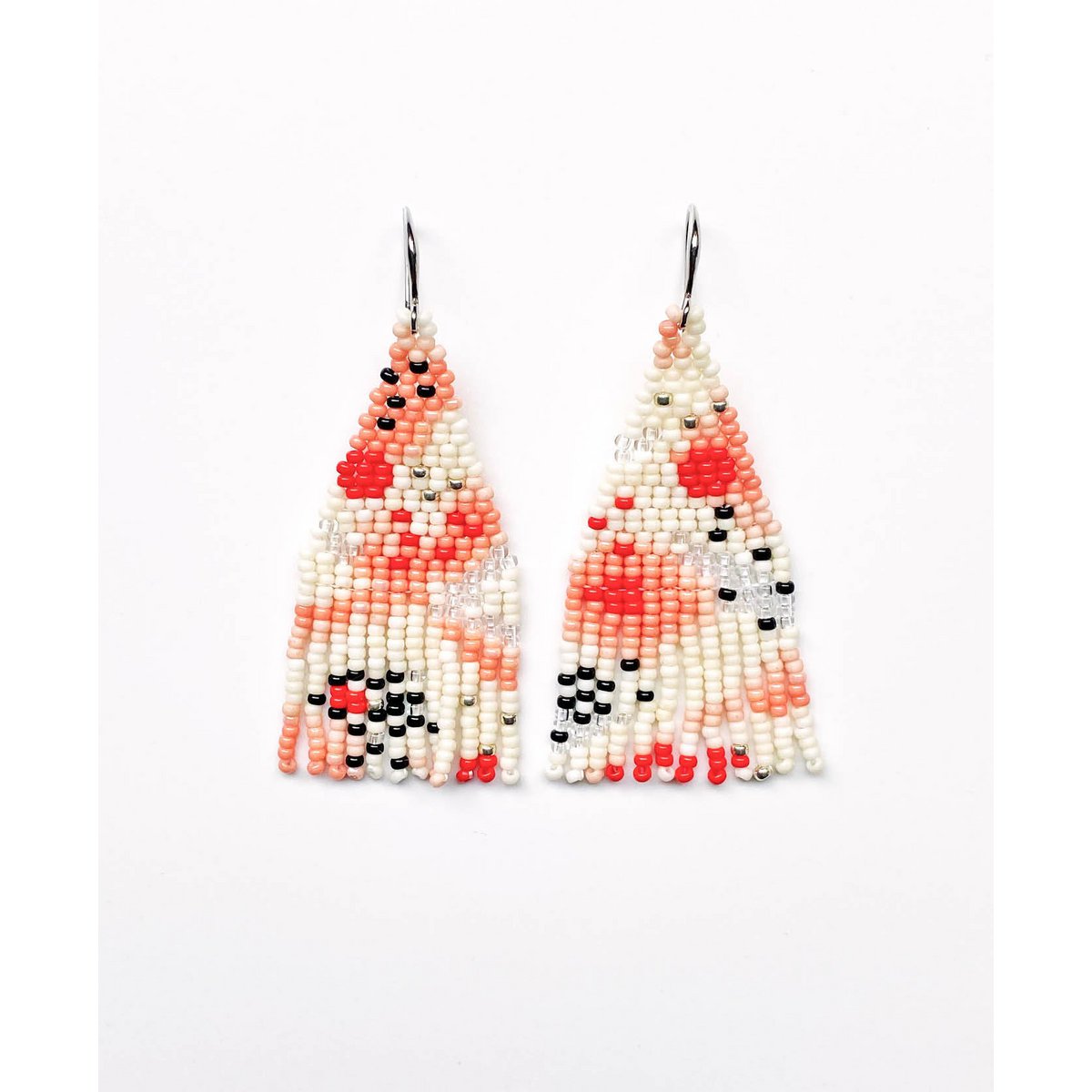 Orecchini | Zara's • Koi, rosa salmone, pois