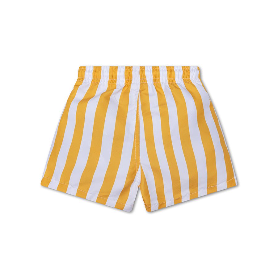 Badeshorts – Gelb/Weiß – Flow