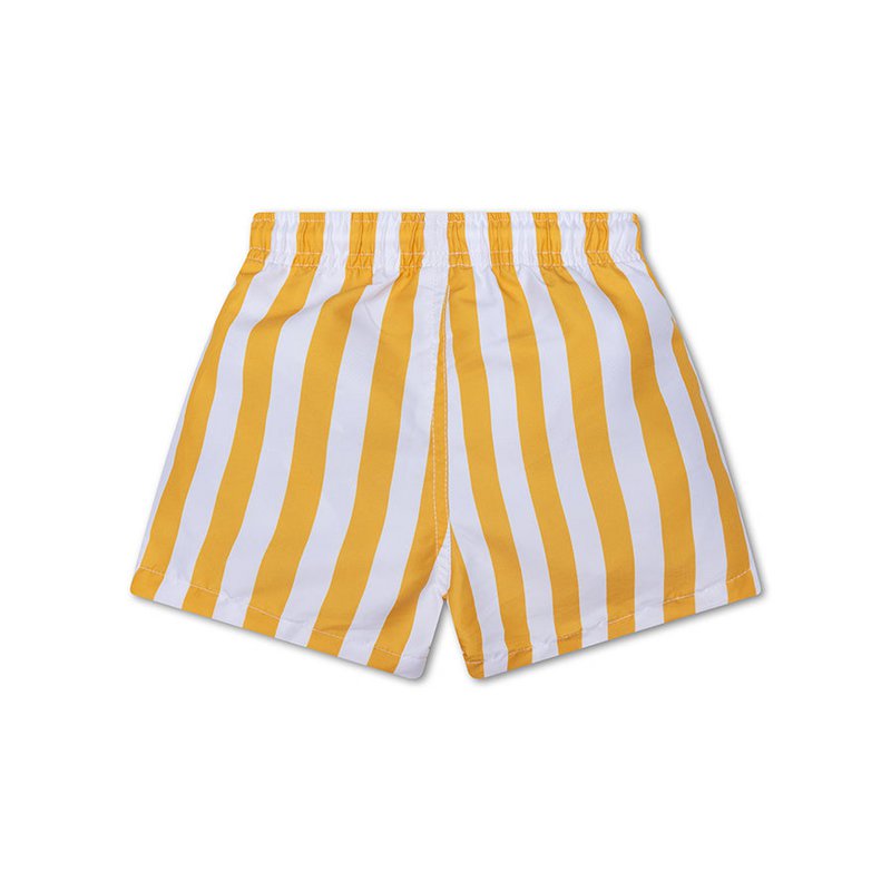 Badeshorts – Gelb/Weiß – Flow