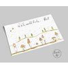 Postkarte | Weihnachtskarte | Weihnachtliche Post | Winterdorf in den Bergen