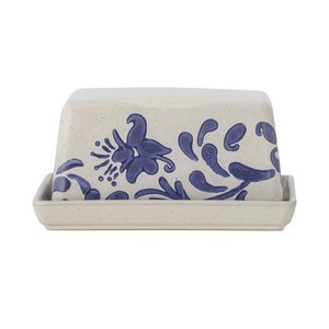 Petunia boterdoos, blauw, steengoed
