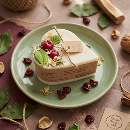 Vela Corazón Pequeña Con Cerezas, caja de 6