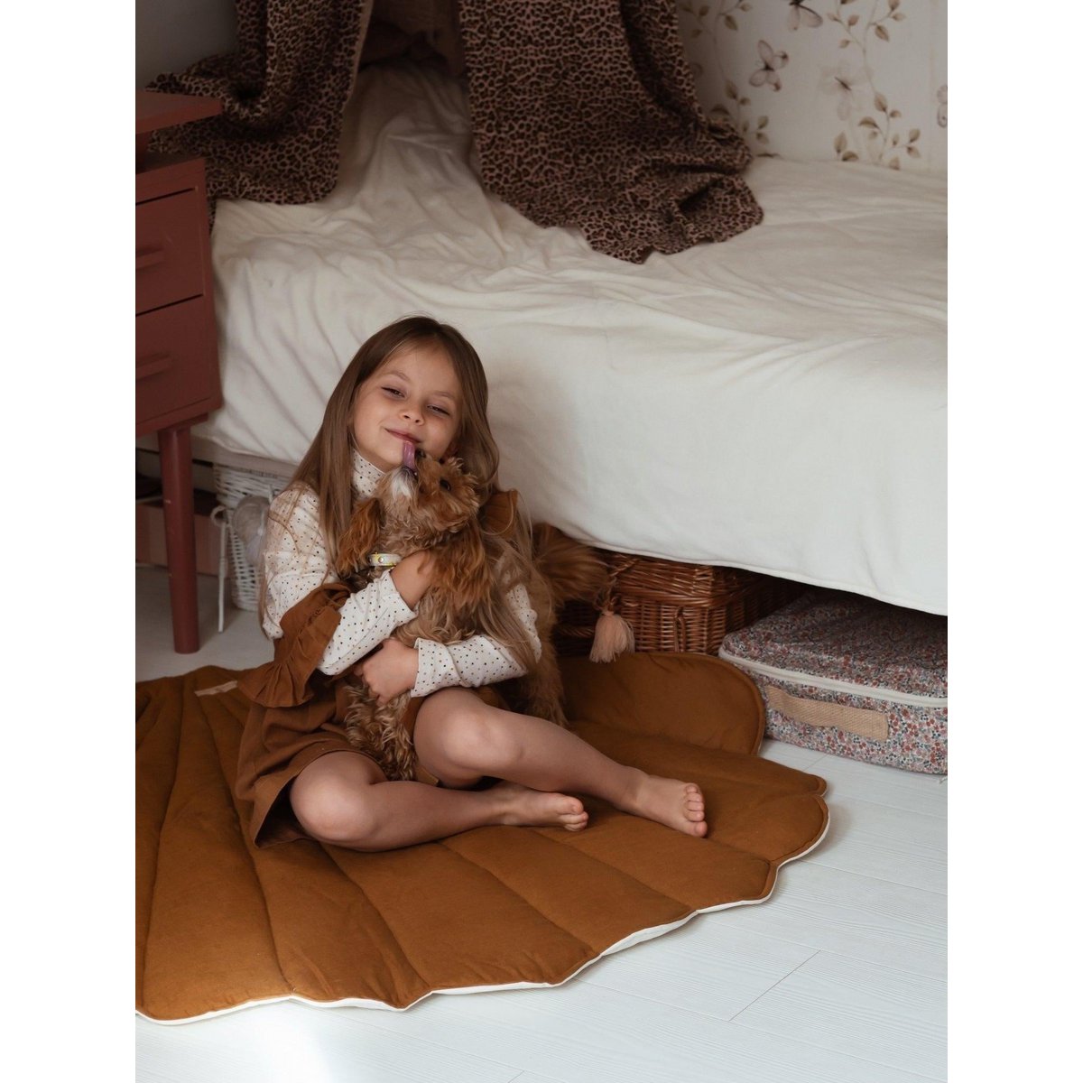 "Caramel" Linned Shell Mat