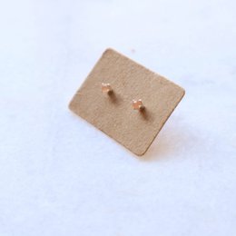 Studs Moonstone