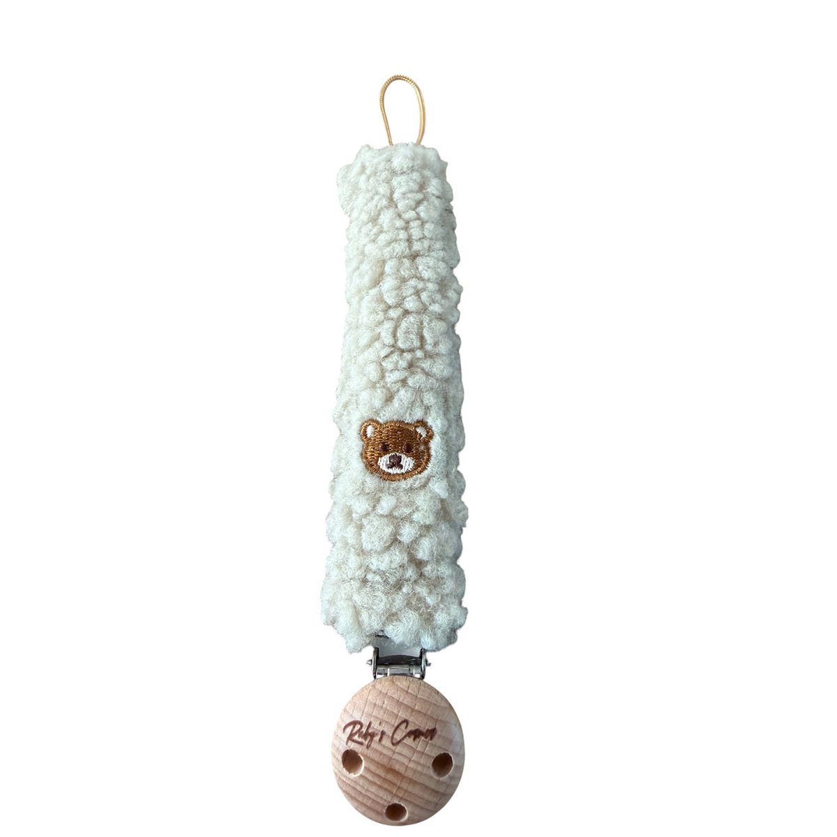 Pacifier cord Teddy - Bear - Beige