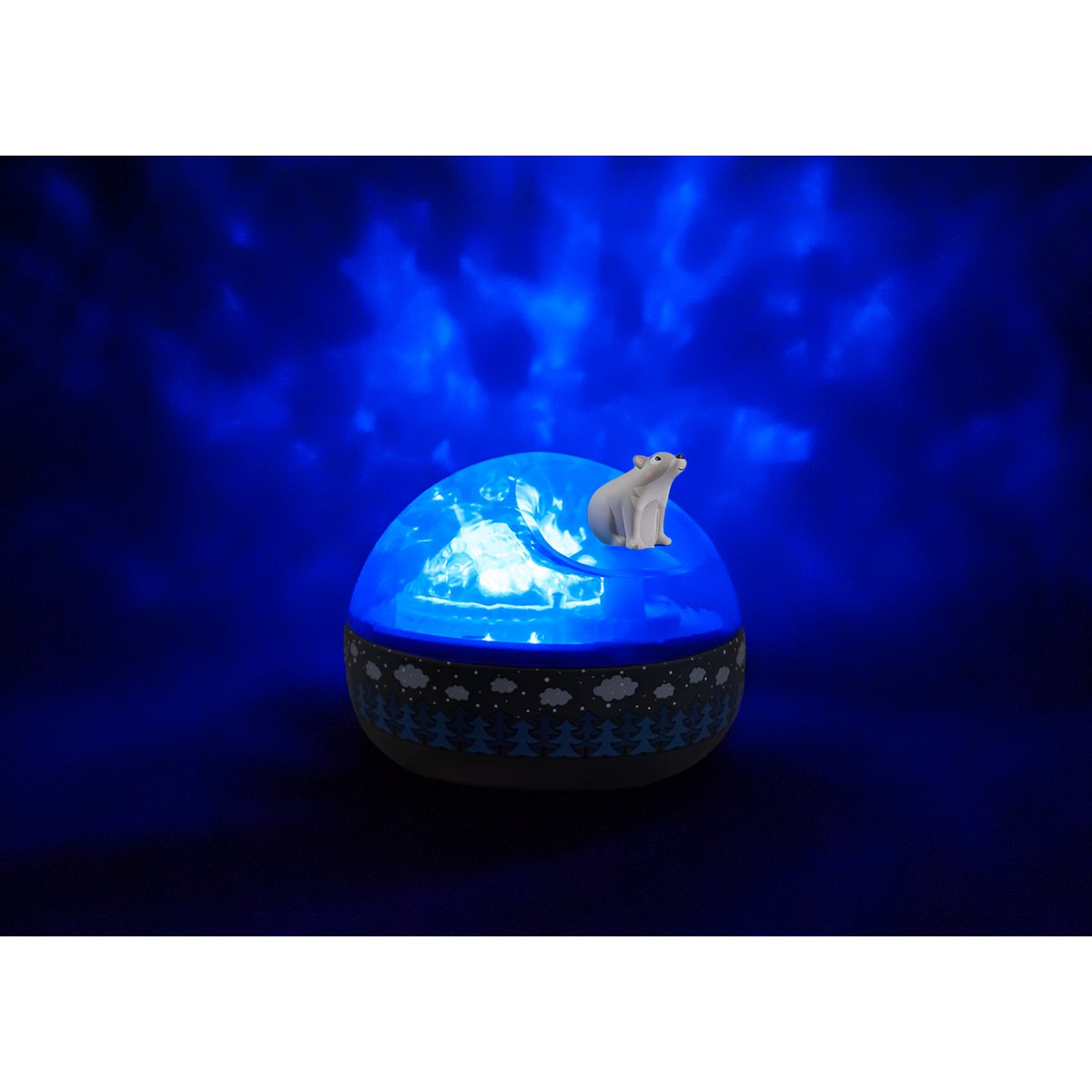 Night light - Northern Lights Musical Projector - Bear on the ice floe