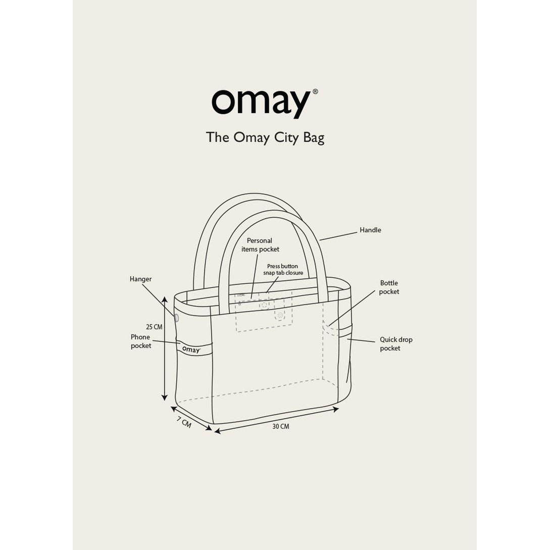 Torba miejska Omay w panterkę