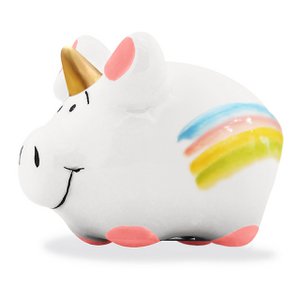 Sparschwein Company Magnetschwein Kleinhorn aus Keramik, Bunt(B/H/T) 4x3x4cm