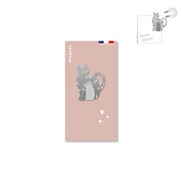 Magnet en métal chat "mimine"