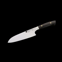 KATAHIRO KUBOTA Sense 3tlg. Santokumesser-set aus Damast und Ebenholzgriff