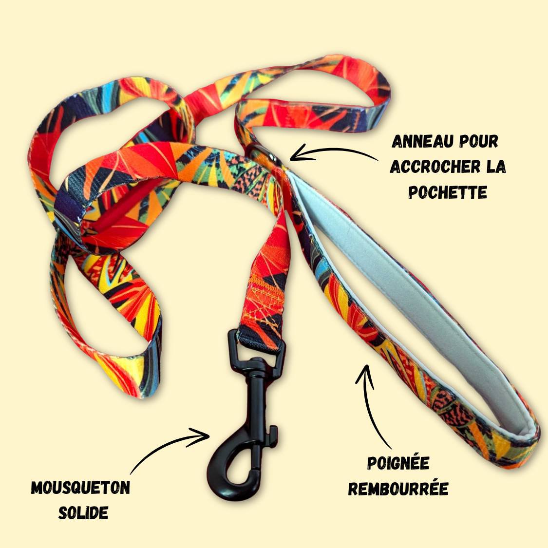 Tropical dog leash