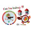 Box Louloup Teller Schüssel Löffel und Becher