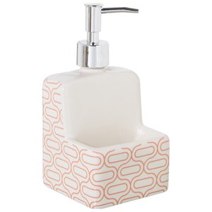 CERAMIC SCRUBBER DISPENSER _11X10X19CM CU1173