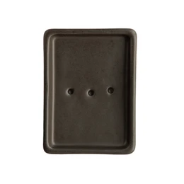 Plat de savon en céramique fait à la main avec des trous