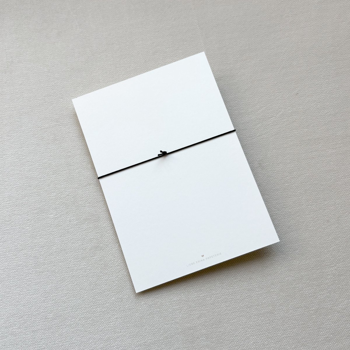Karte "Thank You - DAD" – Handgemachtes Geschenk, DIN A6 Postkarte, Handmade & minimalistisch (VE = 10 Stück)