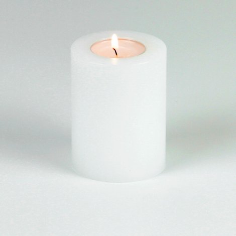 Sin! Tealight holder permanent candle trend warm white ∅ 7 cm