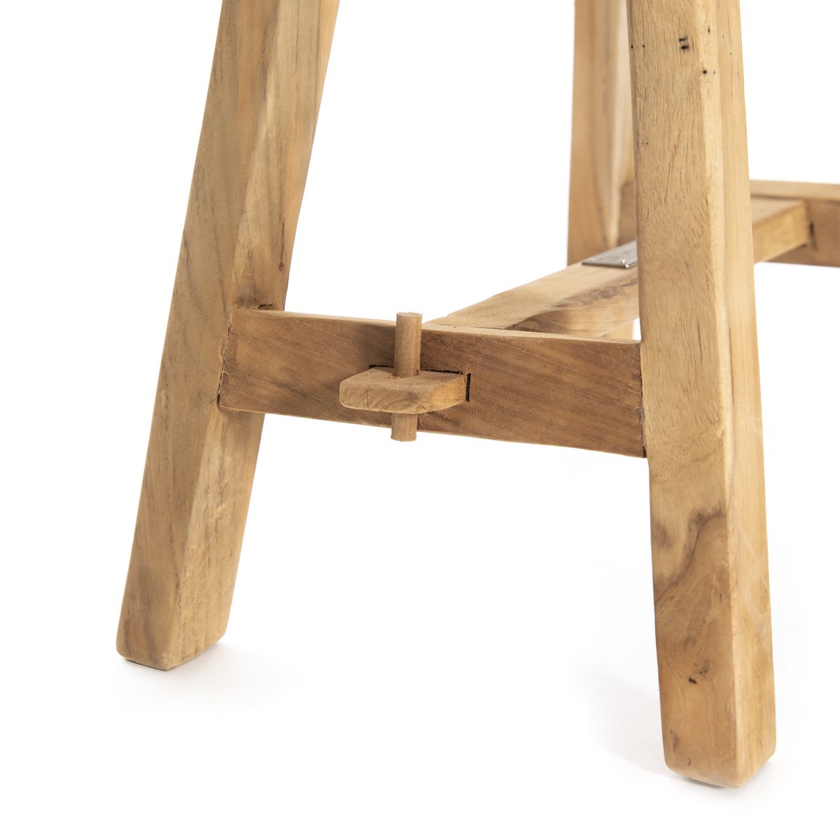Sgabello Ganesja legno di teak 50 cm