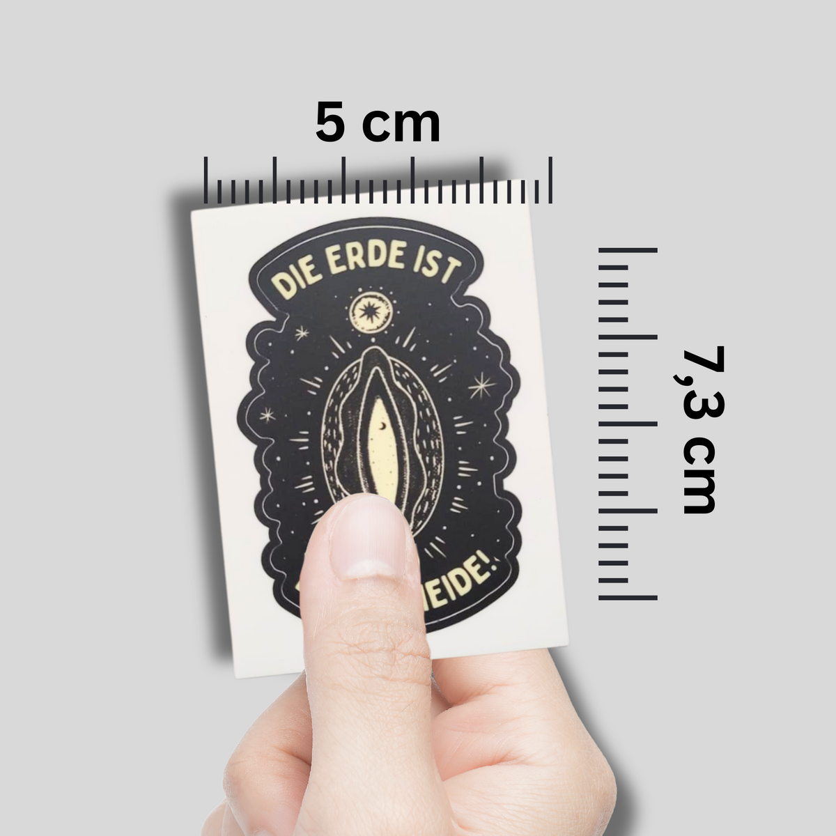 Sticker | Die Erde ist einen Scheide!