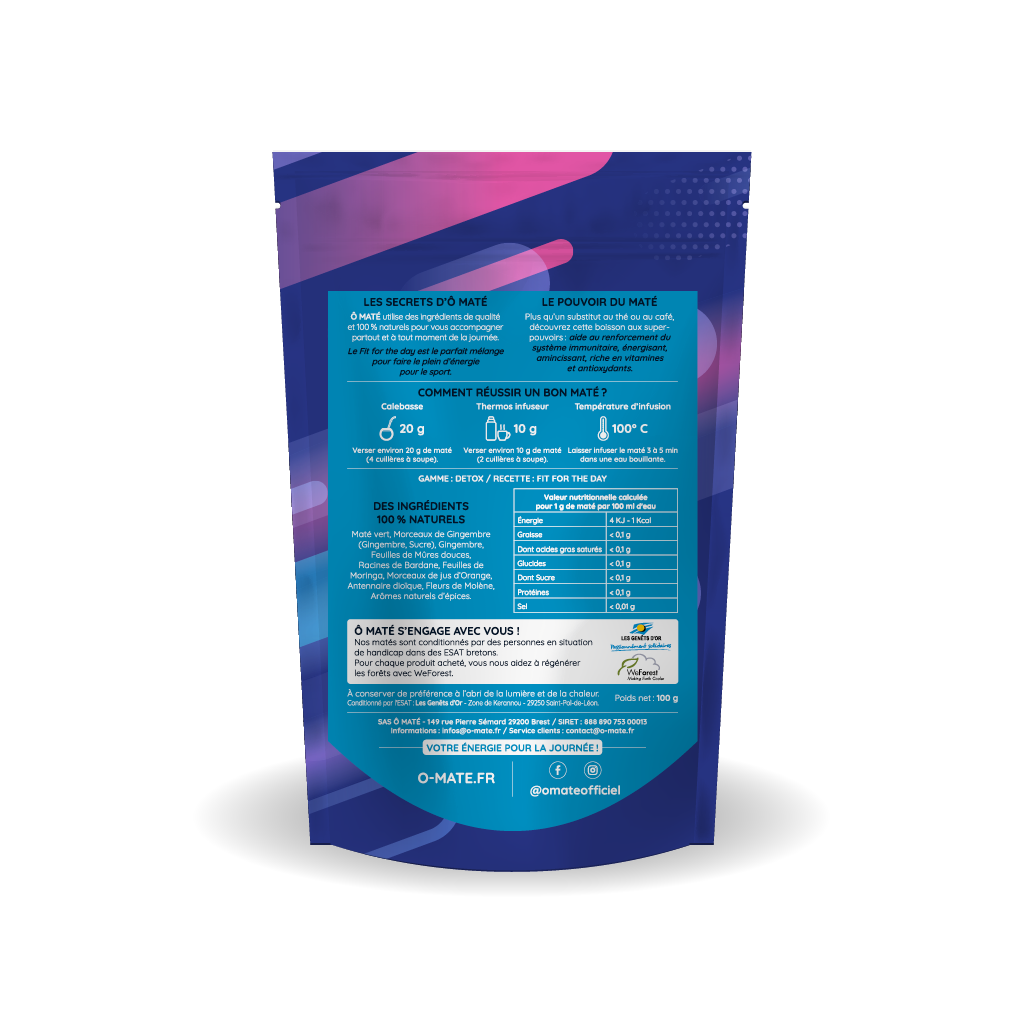 Apto para el día, compañero deportivo - 100g