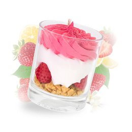 Gourmet wild strawberry candle gift idea