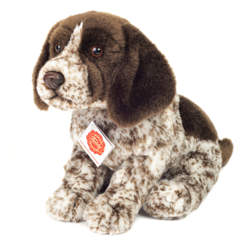 Cachorro braco alemán de pelo duro 30 cm - peluche - peluche