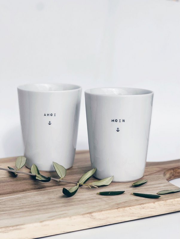 Becher Tasse Anker