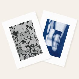 Risografie Postcard - Shadow - DIN A6