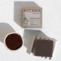 NICAMA - upcycling soap with coffee grounds