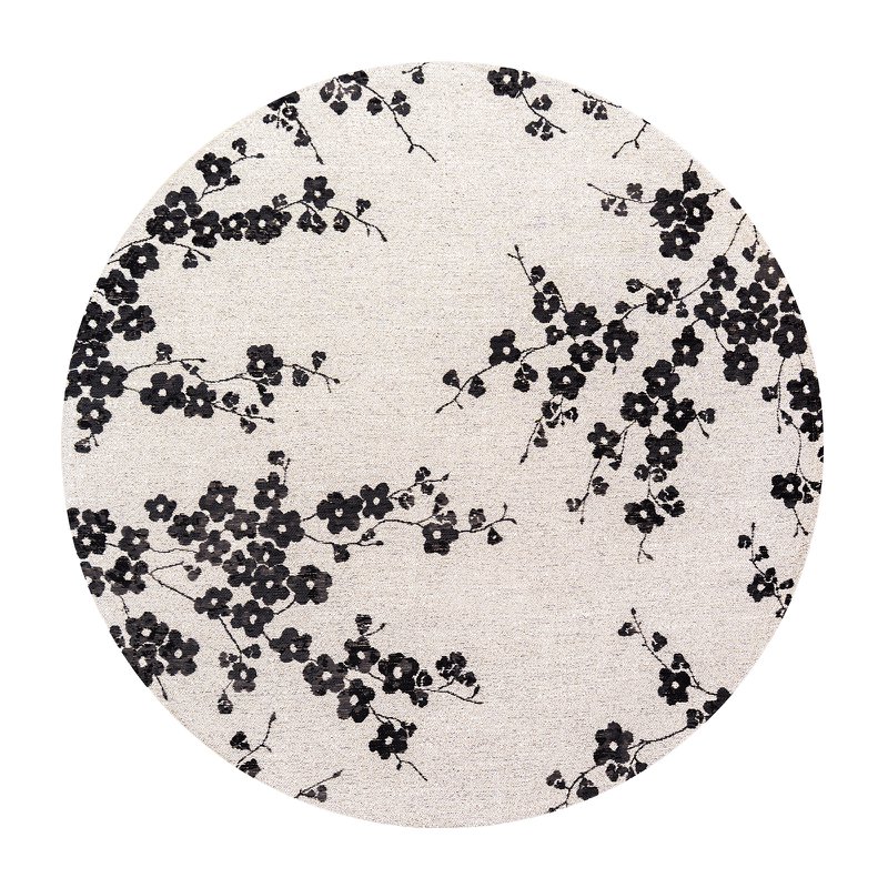 Eco Rug - Night Snow - Tæppe sort