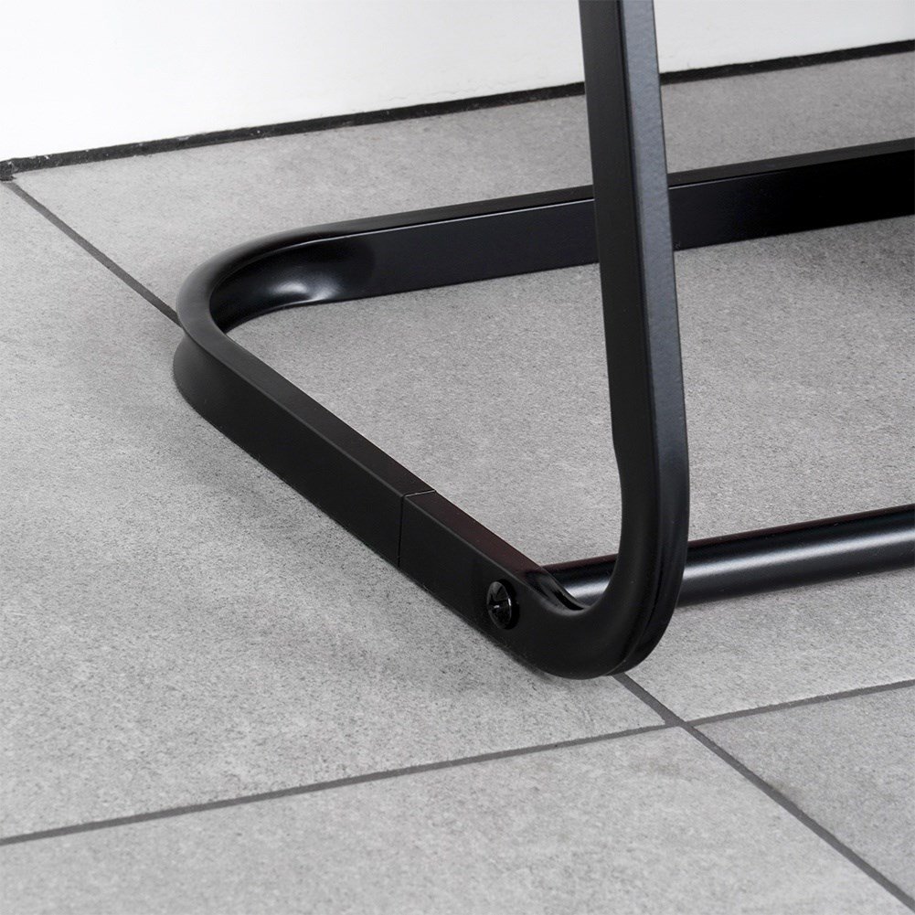 Towel Stand Metal Black