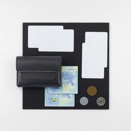 FRAME coin purse - black rhodium