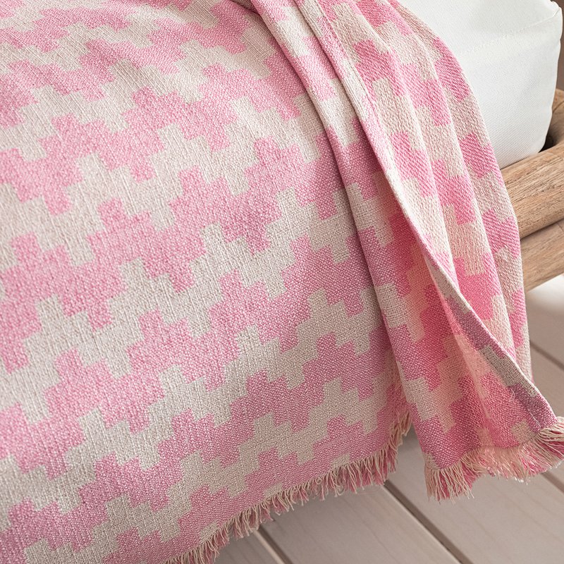 Überwurf GOFIS HOME Sommerwellen Gum Pink 466/ 23