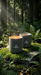 Bougie parfumée des Alpes - Mélèze et Sous-bois