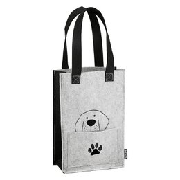Cadeauzakje hondenbende 2 assorti, hoogte 30 cm