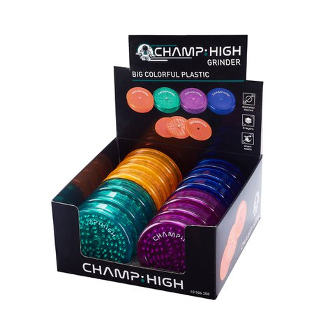 Large colored plastic grinder