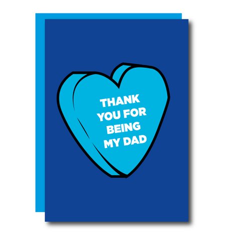 Thank You For Being My Dad Card