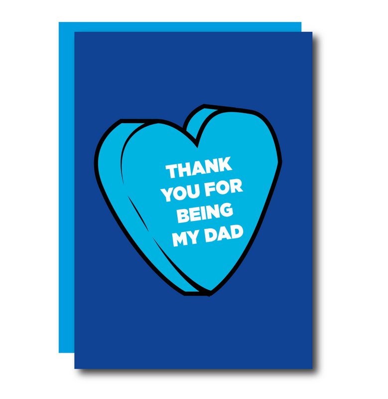 Thank You For Being My Dad Card