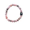 Dames armband Zebra Jaspis 6 mm met basic kraal