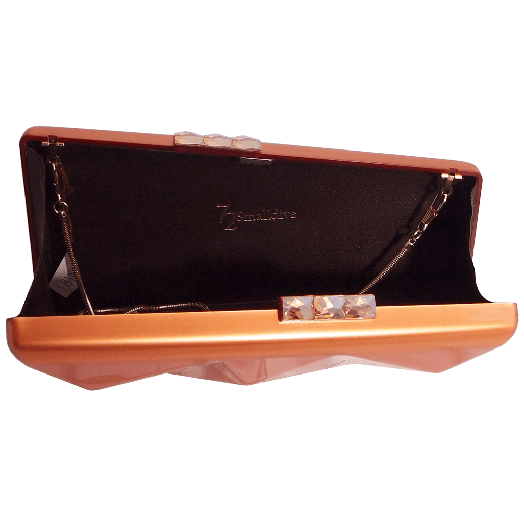 Minaudière in metallic koper
