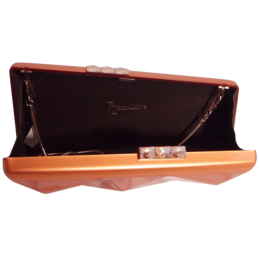 Minaudière in Metallic Copper