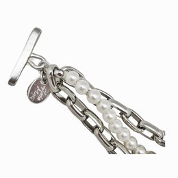 Parelarmband en 3-lijns ketting in zilver
