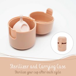 Bamboozy Menstrual Cup Set with Sterilizer 2nd Generation