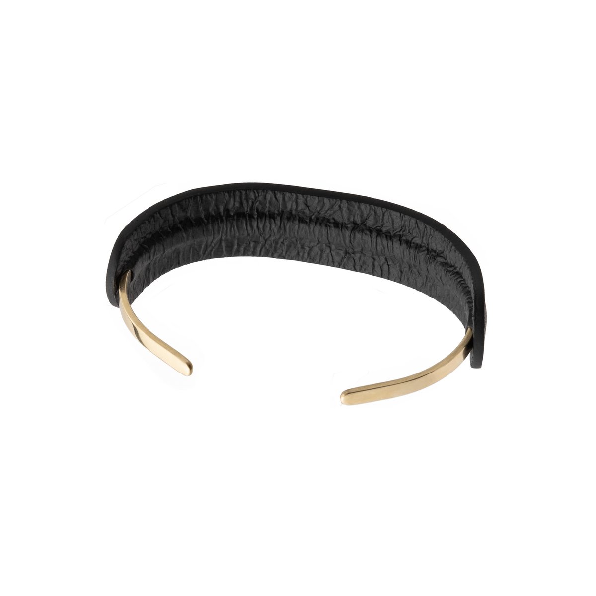 line manchet armbånd sort