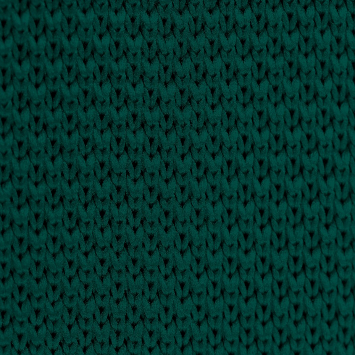 Green knitted pocket square