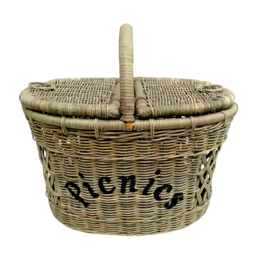 Picnic storage basket ' Picnics '