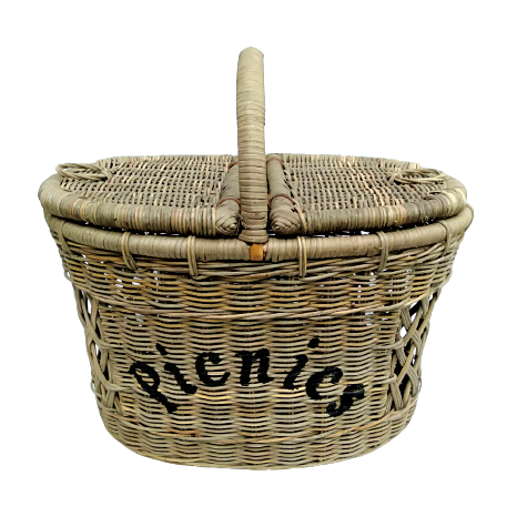 Picnic storage basket ' Picnics '