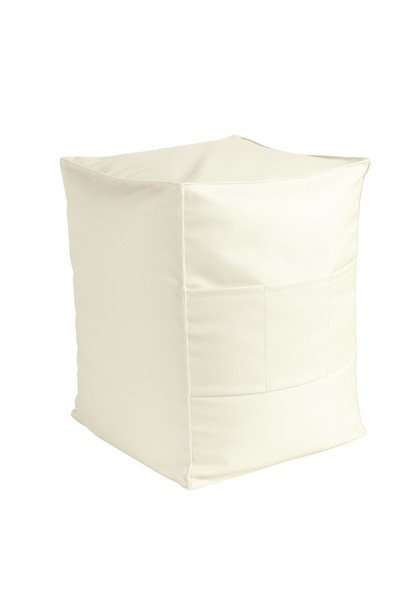 St. Tropez Outdoor Pouf creme 40x40x50cm