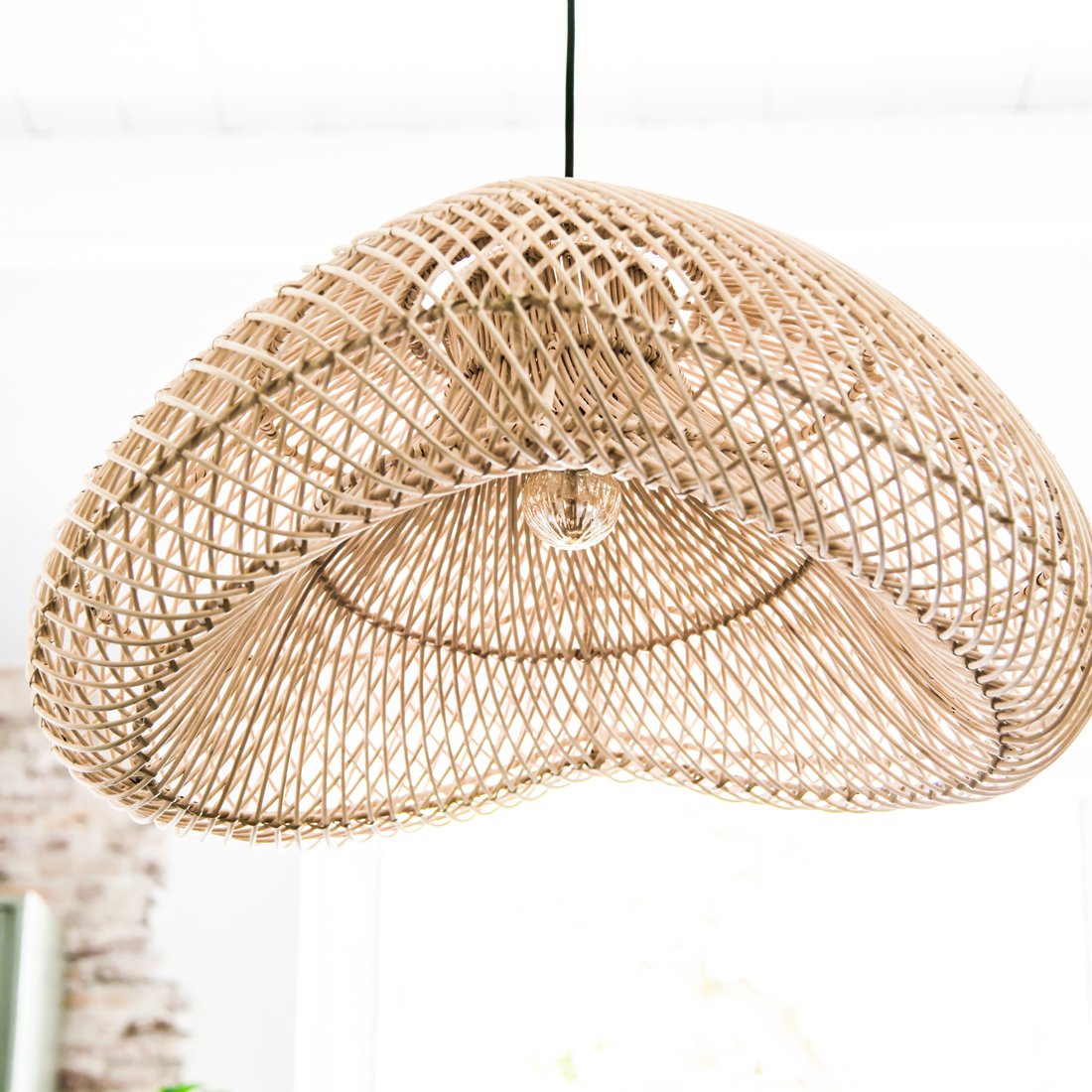 Maze hanging lamp organic natural